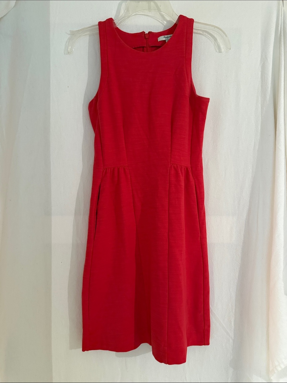 Sleeveless Red A-Line Women's Dress